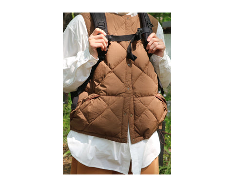 【MIDDLE LAYER DOWN VEST】style #01