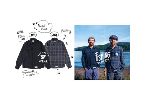 【Pick up item】Cormorant Wool Shirt with Jackie&Jerry COLLABO!!