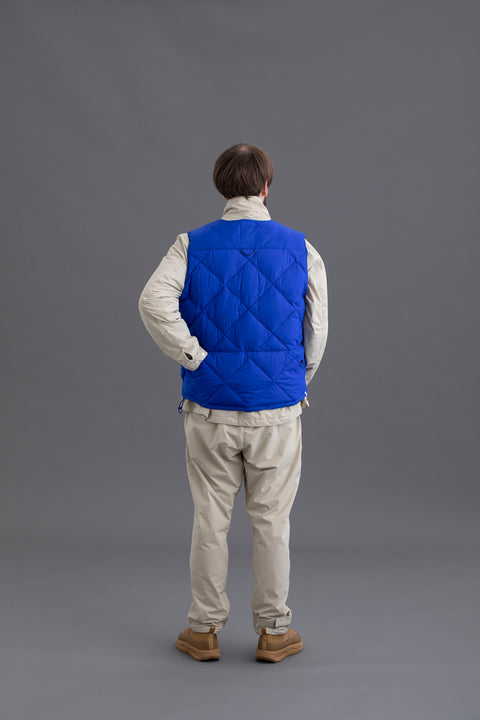 MIDDLE LAYER DOWN VEST- #10(CHARCOAL)