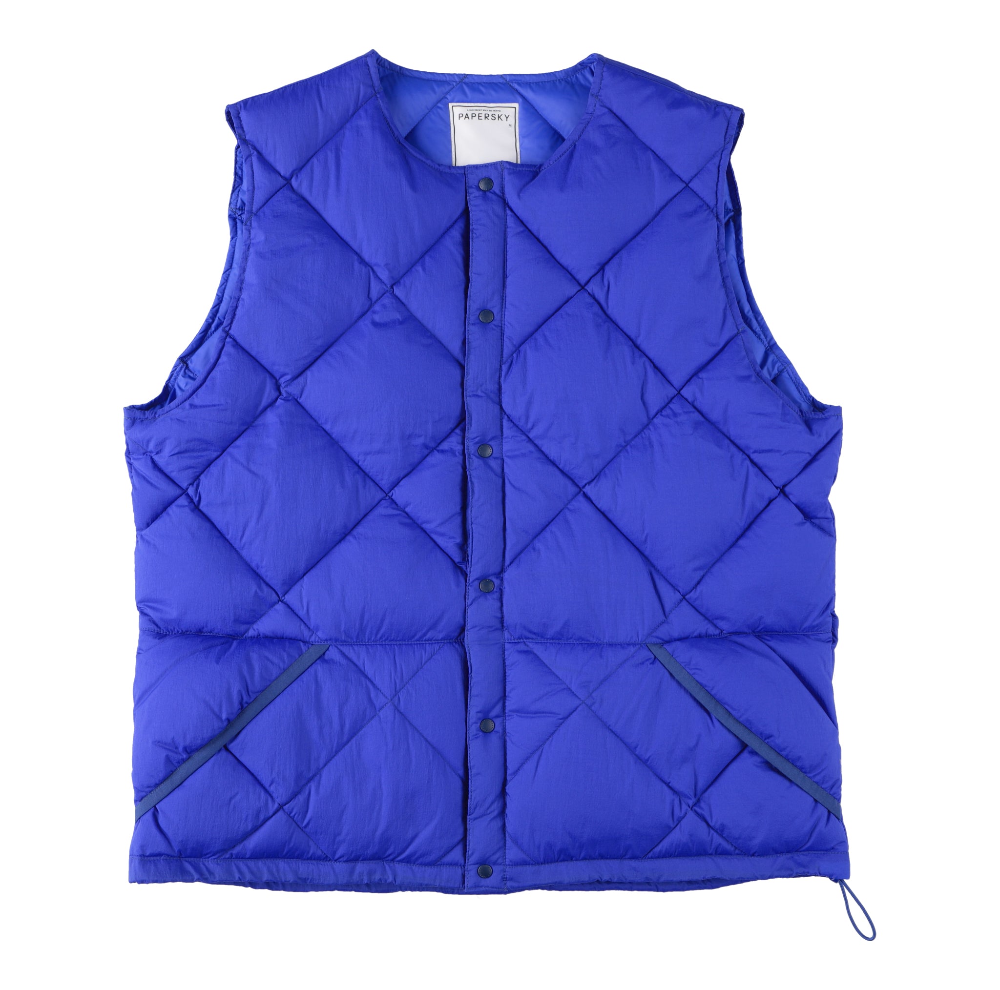 Middle Layer Down Vest- #79 (Blue)