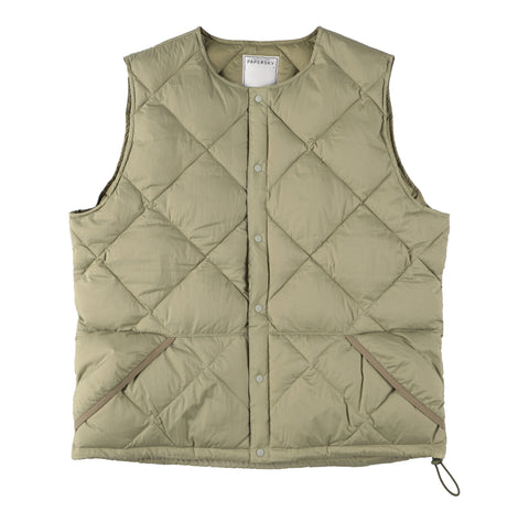 MIDDLE LAYER DOWN VEST- #10(CHARCOAL)