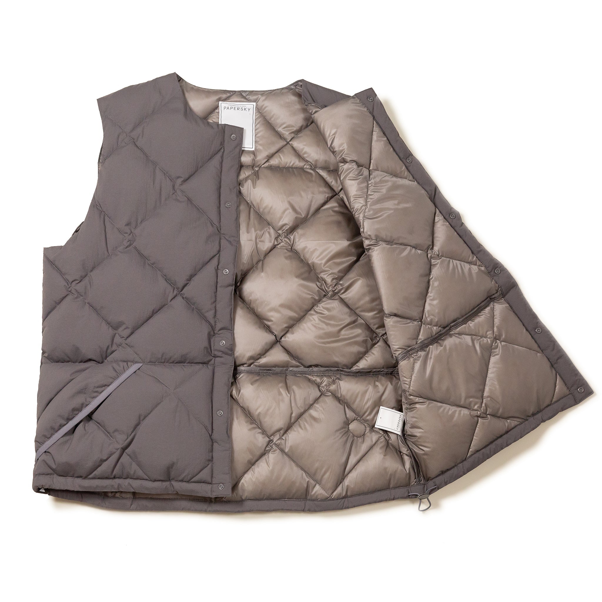 Papersky Wear MIDDLE LAYER DOWN VEST-