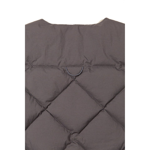 MIDDLE LAYER DOWN VEST- #10(CHARCOAL)