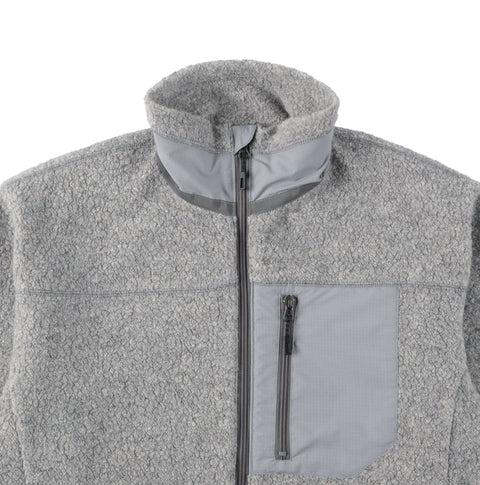 RE:NEWOOL SIX POCKETS FLEECE- #15(TOP GRAY)