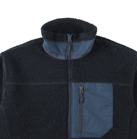 RE:NEWOOL SIX POCKETS FLEECE- #70(NAVY)