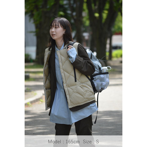 MIDDLE LAYER DOWN VEST- #82(BEIGE)