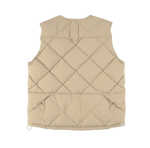 MIDDLE LAYER DOWN VEST- #82(BEIGE)