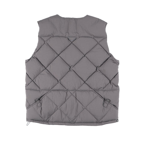 MIDDLE LAYER DOWN VEST- #10(CHARCOAL)