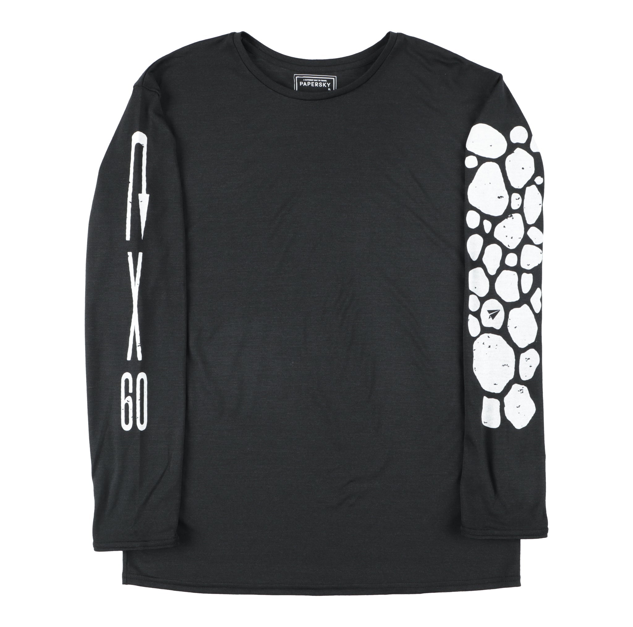 Merino Multi Long Sleeve T-Shirt- #01 (Black)