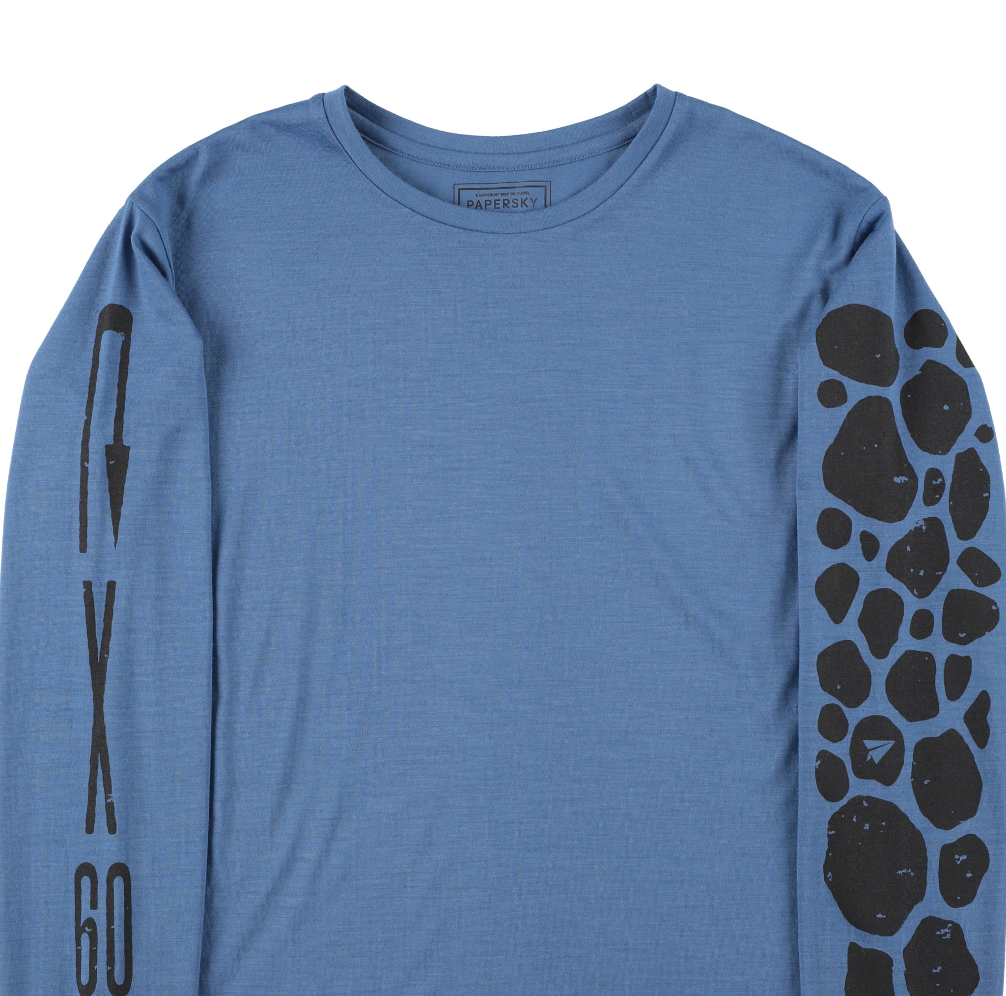 MERINO MULTI LONG SLEEVE T-SHIRT- #79(BLUE)