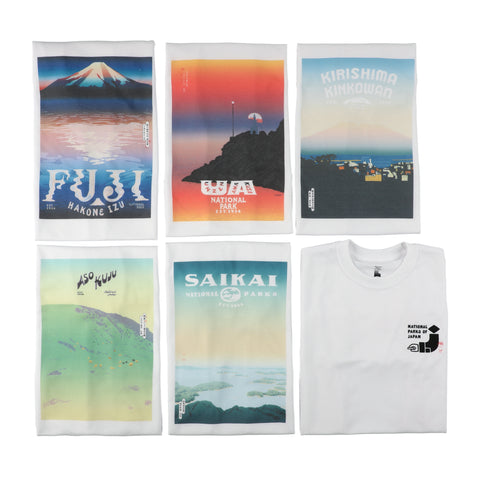 National Parks of Japan - shirt (PAPERSKY with chalkboy) - #WC(西海)