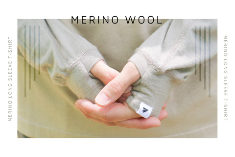 【Pick up item】MERINO LONG SLEEVE T-SHIRT