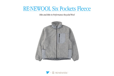 【Pick up item】RE:NEWOOL SIX POCKETS FLEECE
