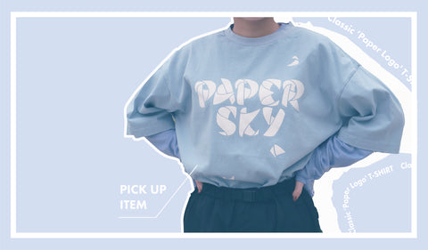 【Pick up item】Classic ’Paper Logo' T-SHIRT