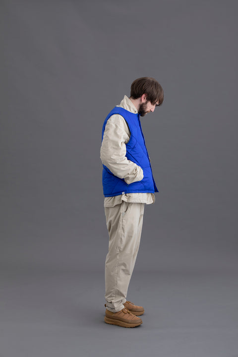 MIDDLE LAYER DOWN VEST- #79（BLUE）