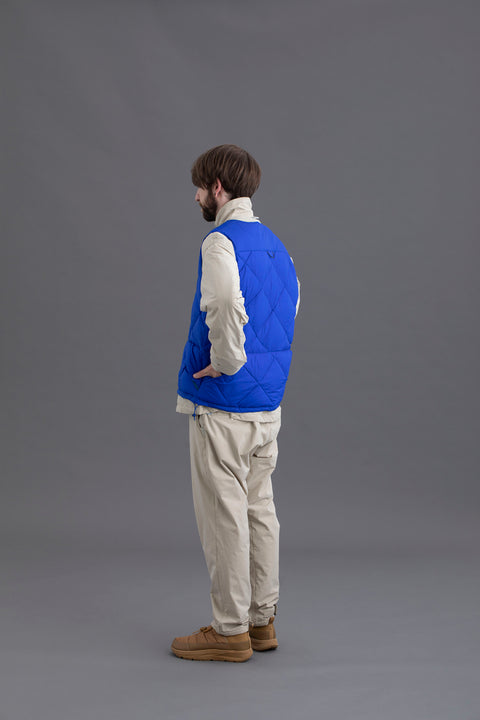 MIDDLE LAYER DOWN VEST- #79（BLUE）