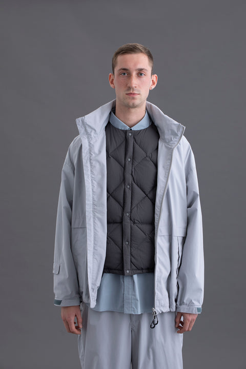 MIDDLE LAYER DOWN VEST- #10（CHARCOAL）