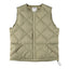 MIDDLE LAYER DOWN VEST- #67（LIGHT KHAKI）