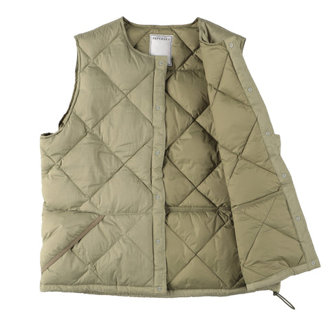 MIDDLE LAYER DOWN VEST- #79（BLUE）