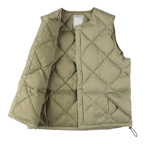 Middle Layer Down Vest- #79 (Blue)