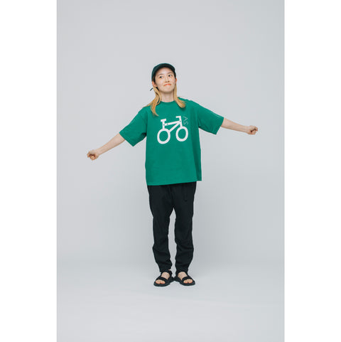 'Activity logo' T-SHIRT（PAPERSKY with Nieves and Andreas Samuelsson)- #65（GREEN）