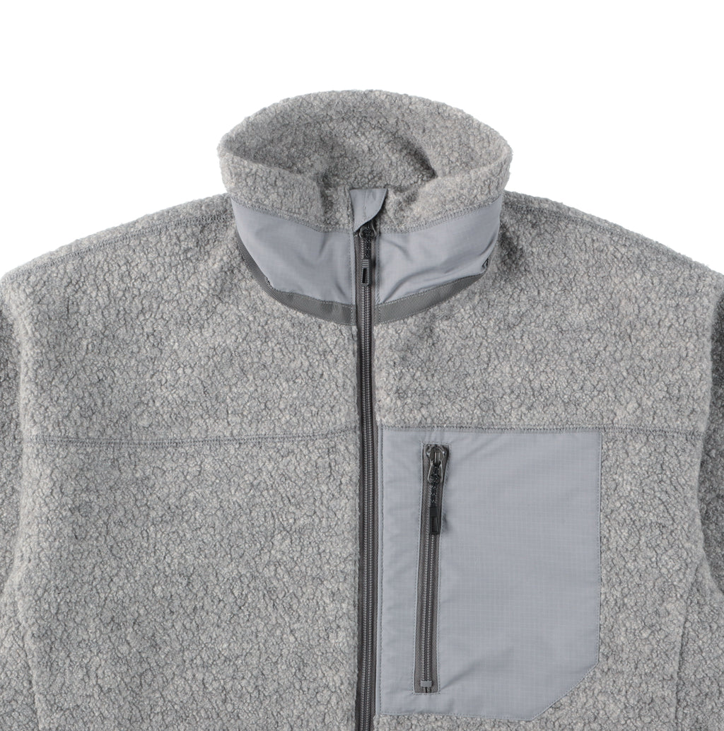 RE:NEWOOL SIX POCKETS FLEECE- #15（TOP GRAY） – PAPERSKY WEAR STORE