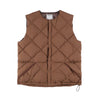 Middle Layer Down Vest- #80 (Brown)