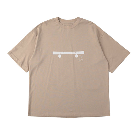 'Activity logo' T-SHIRT（PAPERSKY with Nieves and Andreas Samuelsson)- #82（BEIGE）