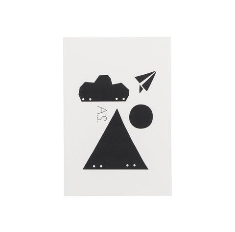 'Activity logo' POSTCARD（PAPERSKY with Nieves and Andreas Samuelsson)- #3（MOUNTAIN）