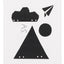 'Activity logo' POSTCARD(PAPERSKY with Nieves and Andreas Samuelsson) - #3(MOUNTAIN)