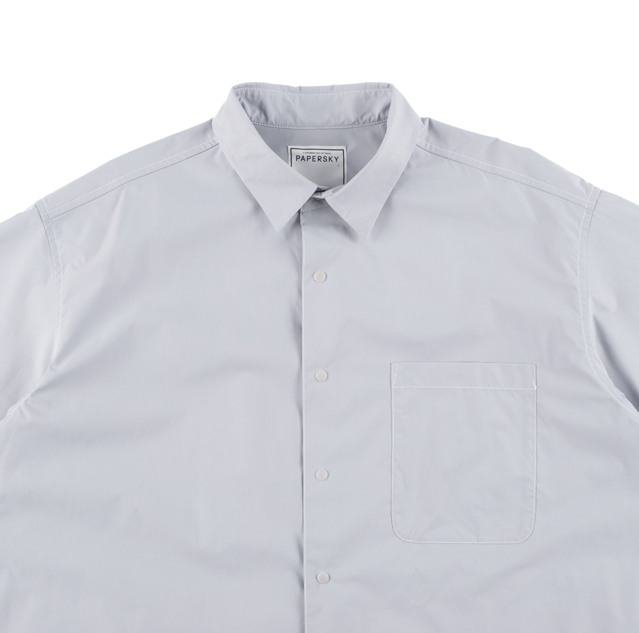 HIKE & BIKE CAVE BIG HALF SHIRTS- #13 (Light Gray)