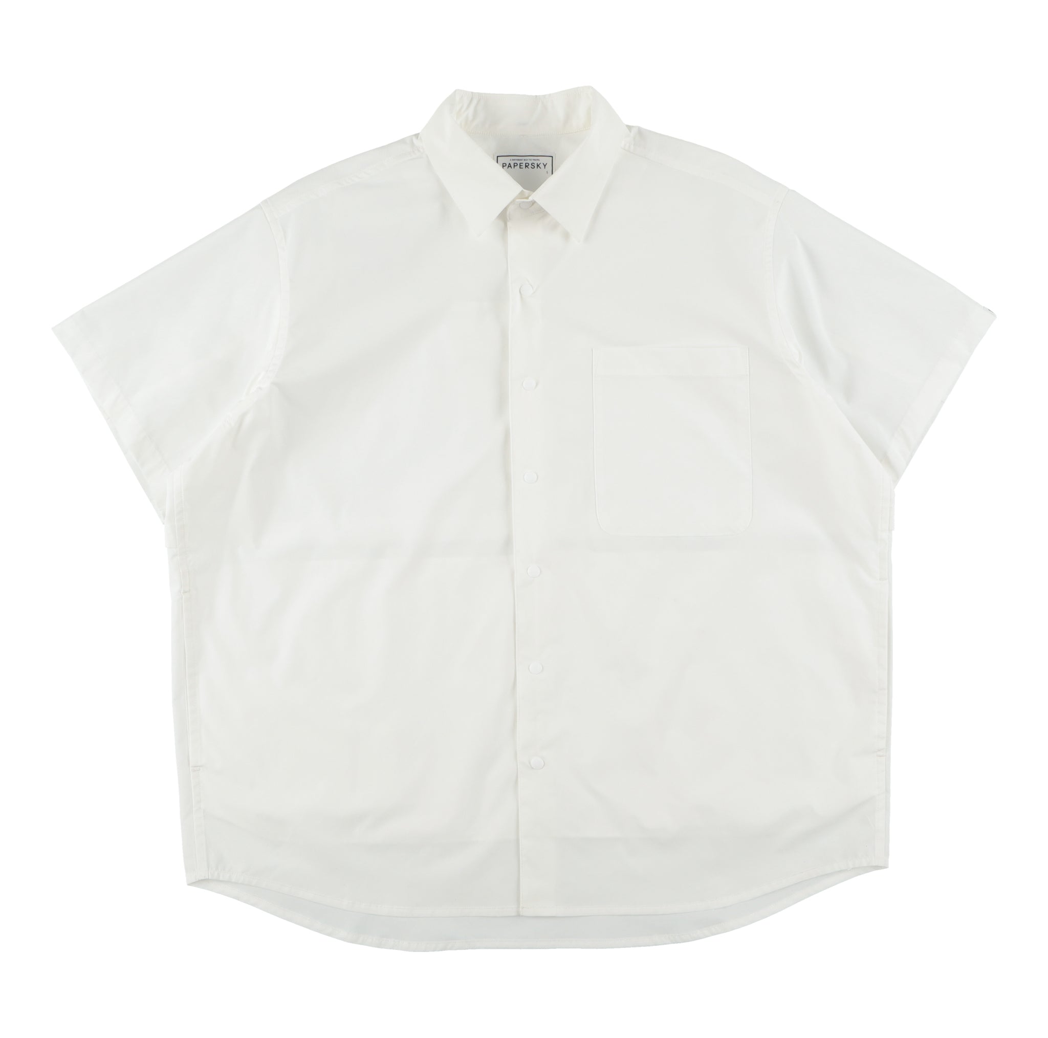 HIKE & BIKE CAVE BIG HALF SHIRTS- #00 (WHITE)