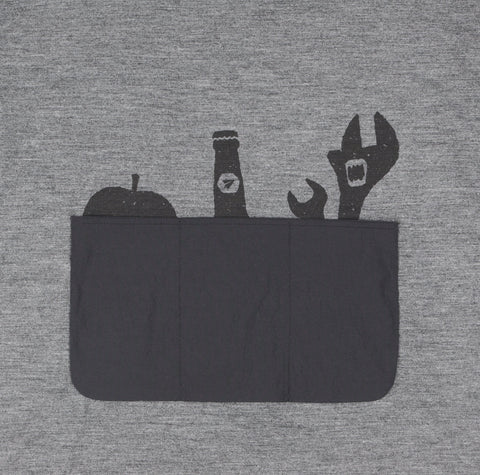 美利奴羊毛短袖 T 恤 - #01（黑色）