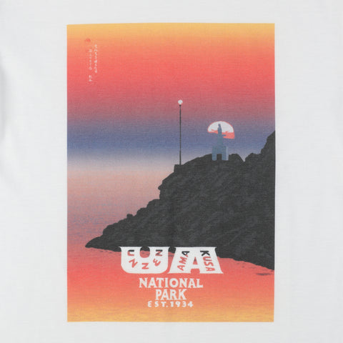 National Parks of Japan T-SHIRT (PAPERSKY with chalkboy) - #WAA(National Parks)