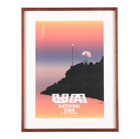 National Parks of Japan  POSTER&FRAME（PAPERSKY with chalkboy）- #C1（西海）